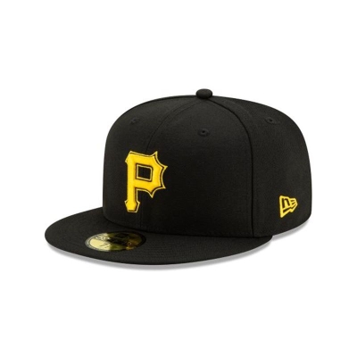 Pittsburgh Pirates Gorra | New Era MLB Authentic Collection Alt 2 59fifty Fitted Cap Mexico - Negros